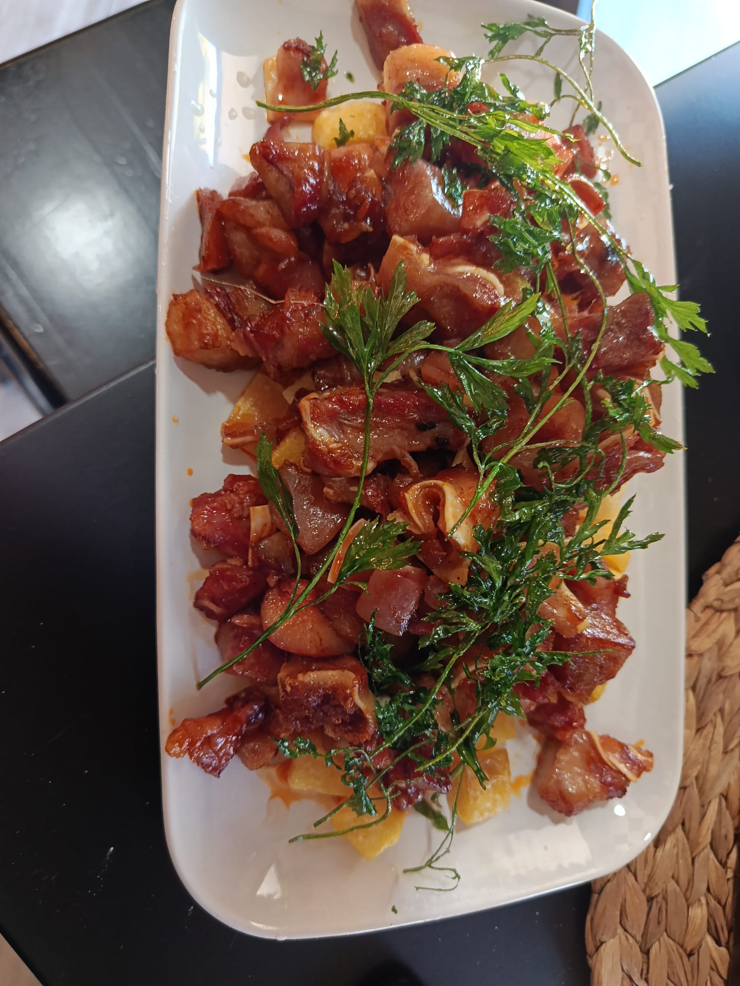 Ración de carne del Bar Sam